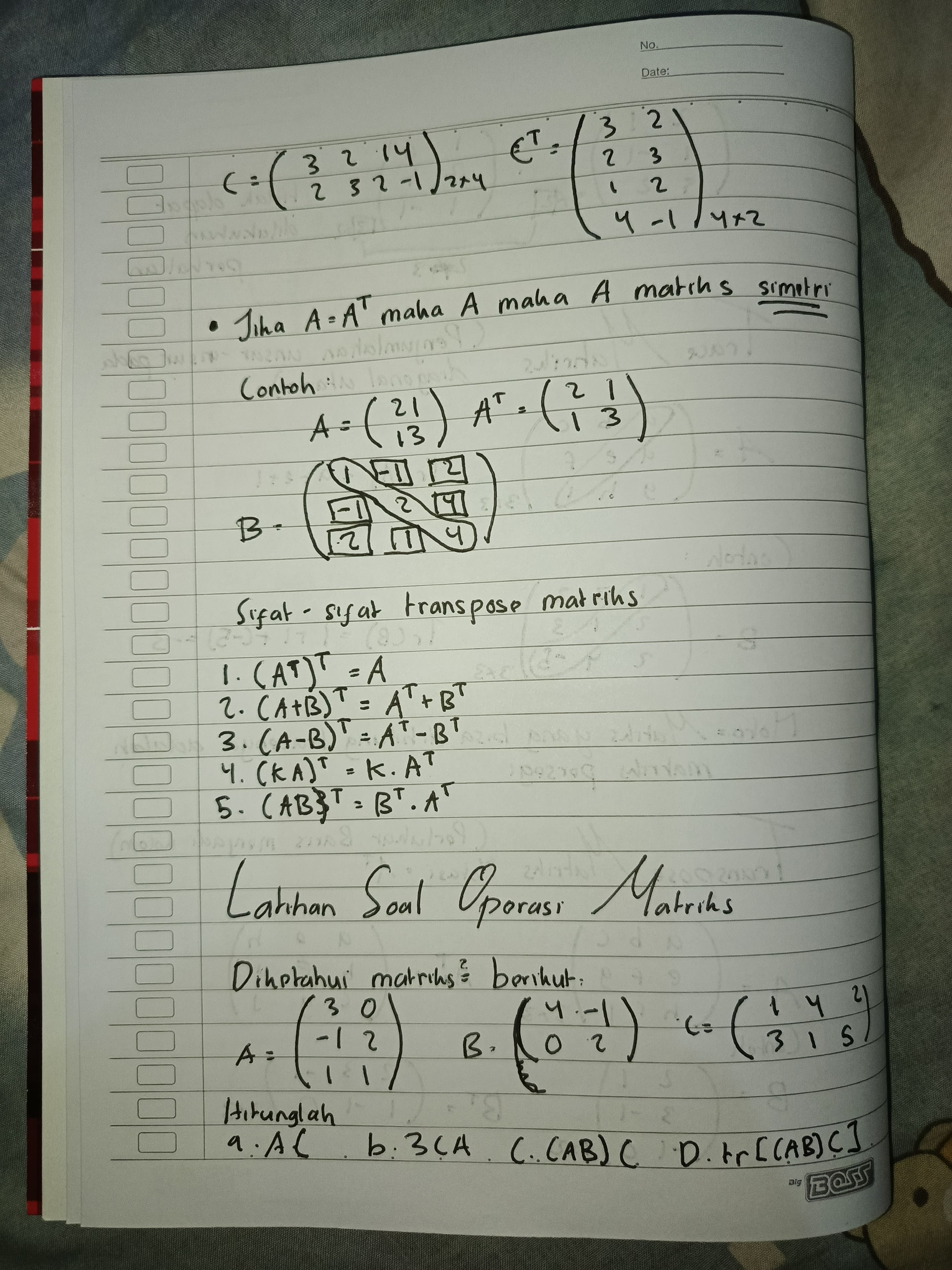 Trance dan Transpose